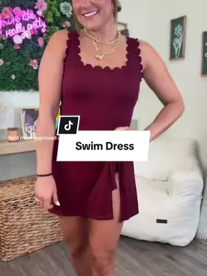 Loving this swim dress! So classy and cute! @Charmoofficial 