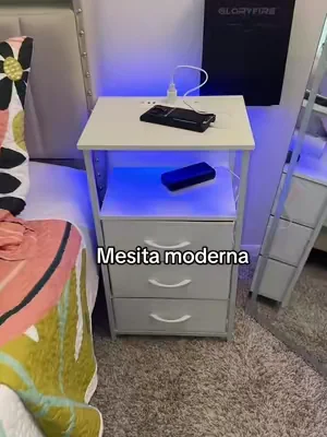 Mesita moderna #Home #nightstand #homedecor #bedroom #mesita 