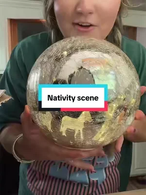This nativity scene is gorgeous! #qvctiktoksuperbrandday #christmasdecor #nativityscene #christmas 