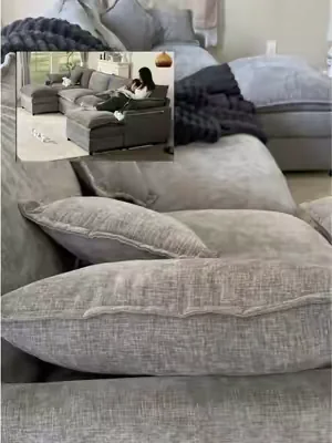 Replying to @Ginniegirl❤️ all of my family can fit comfortably on this couch! #cloudcouch #couch #livingroom #kidfriendly #dealsforyoudays 