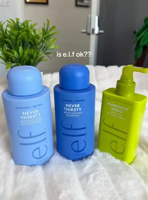 This amazing trio is perfect to help hydrate , smooth your hair and repel frizz ✨ @e.l.f. Cosmetics #elfcosmetics #elfhair #elfshampoo #summeressentials #dealsforyoudays 