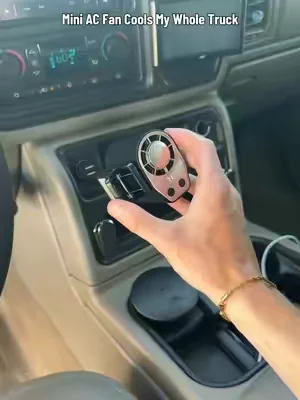 Finally, a car fan that has air-conditioning mode built-in! #tiktokshopjumpstartsale #carfan #cliponfan #airconditioner #portablefan 