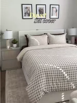Set duvet cover 3 piezas 🤎☁️✨#duvet #bedding #duvetcover #roommakeover #DealsforYouDays 