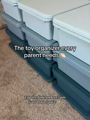 Less clutter, easier cleanup, and everything finally has a place. This organizer is quick to put together, surprisingly sturdy, and perfect for keeping toys, books, dress-up clothes, and more organized. ✨🧸 #TikTokShop #ToyOrganizer #ToyStorage #PlayroomIdeas #KidsRoom 