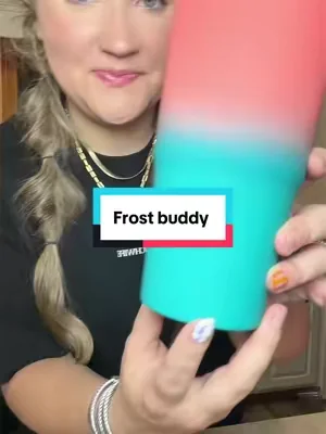 This summer frost buddy cup is 🔥 #frostbuddy #tumblersoftiktok 