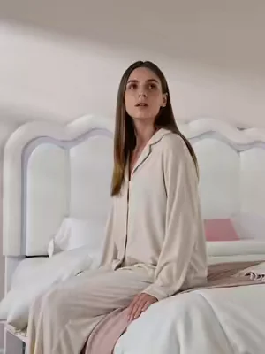Transform your bedroom into a stylish sanctuary! ✨ This MUTIOCR Velvet Upholstered Bed Frame brings together comfort and clever design. Enjoy smart LED lights to set the perfect ambiance, a large storage drawer for extra space, and an adjustable wavy headboard for ultimate relaxation. No box spring needed, making it super convenient. Choose from White, Black, Cream, or Pink in Twin, Full, or Queen sizes to fit your style. Shop now to elevate your sleep space! #VelvetBedFrame #LEDLights #DealsForYouDays #AIGC #Moras