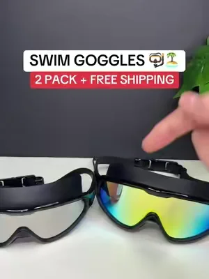 Make the beach and pool more fun with the anti fog swim goggles 2 pack! #swimming #swimgoggles #gogglesforswimming 