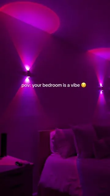 Much better with these lights #roomlights #roomdecor #bedroominspo #bedroom #ledlights 