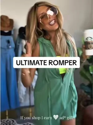 Your summer wardrobe starts with this romper 🛍️ @TanmingFashion #tanmingfashion #dealsforyoudays #romper #summerstyle #summeroutfits 
