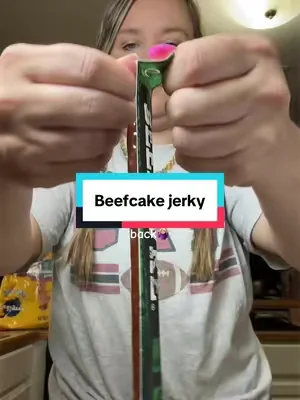 The best beef jerky. Period 💯#beefjerky #beefcakejerky #proteinsnack #jerky 