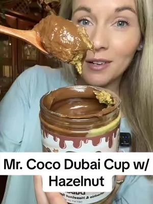 Mr Coco Hazelnut Dubai cup. Pistachio cream and that crunchy pastry all layered and mixed to perfection #mrcoco #dubaicup #pistachiocream #hazelnut #snackbreak 