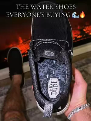 Over 18,900 sold for a reason. These Hey Dude Wally H2O Mesh shoes are lightweight, incredibly comfortable, and built with a drainage system that lets water flow right out after you’re in the pool, at the beach, or on the boat. They’re super affordable, come in a ton of clean colorways, and include free shipping. Check them out before your favorite color is gone.@HeyDude #heydudeshoes #watershoes #summerstyle #summershoes #TikTokShopFinds 