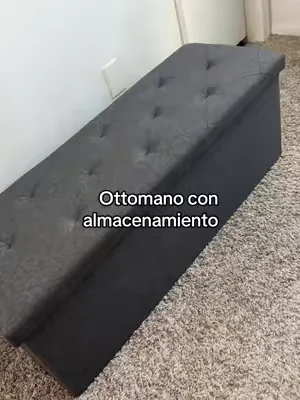 Ottomano con almacenamiento #ottoman #Home #tiktokshop #storage #parati 