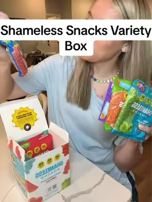 Shameless Snacks are delicious and you can eat the whole bag shamelessly because they are low calorie low sugar. #shamelesssnacks #SnackTime #healthysnacks #gummies #lowsugar 