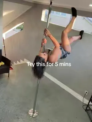 Who says workouts have to be boring? This has become my favorite way to stay active at home. 💪 #TikTokMadeMeBuyIt #HomeWorkout #PoleDance #WorkoutMotivation #fitlifestyle 