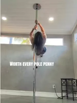 I kept putting it off, but having a dance pole at home makes it so much easier to practice whenever I have time. ✨ #TikTokShop #PoleFitness #HomeGym #DanceLife #fitnessjourney 