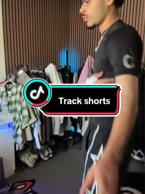 Nah they too hard #trackshorts #baggyshorts #affordable 