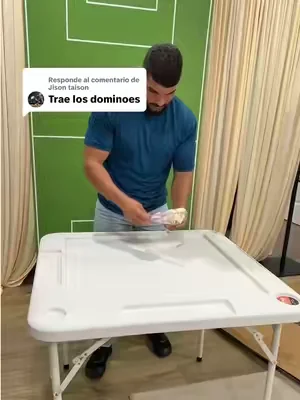 Respuesta a @Jison taison Mesa de Mahjong VEVOR, mesa de cartas plegable cuadrada para 4 jugadores con 4 portavasos y 4 bandejas de fichas, mesa de juego de dominó portátil con 1 juego de dominó para rompecabezas de póquer de Mahjong, 35,4 x 35,4 pulgadas, blanco #SummerWins #tiktokshopcreatorpicks  #DealsForYouDays  #regaloparahombre #diadelasmadres