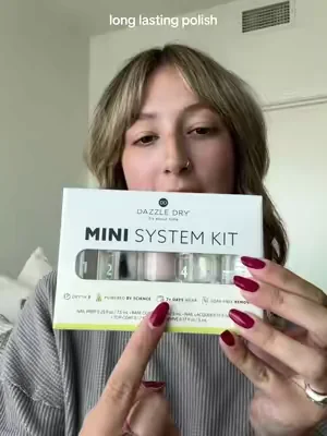me and my mini kit forever #sponsoredbydazzledry #dazzledry #nailhealth #nontoxic #nailjourney @Dazzle Dry 
