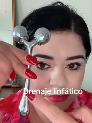 El drenaje que tu cara necesita #drenajelinfático #skincare 