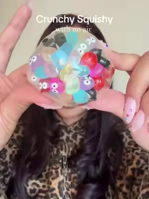 The one you get will be a mystery! 🤩 #stressball #squishyasmr #crunchyasmr #summerwins #fidgettoys 