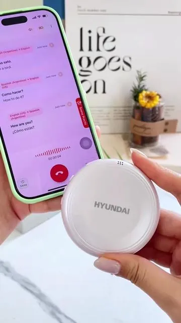 Altavoz traductor inteligente HYUNDAI TS1, traducción en tiempo real en 133 idiomas para viajes, negocios y aprendizaje, compañero de práctica de idiomas #SummerWins #DealsForYouDays #imprescindible #tendencia #fyp #util #esencial #gadgetviral #viral #parati #recomendado #comprarentiktok #tiendadetiktok #compraya #bonito #calidad 