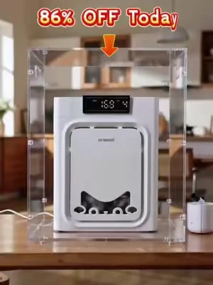 this literally traps pet hair from out of the air,we have two pets!   #PetAirPurifier   #summeressentials #PetHairEverywhere  #CatHealth #Dealsforyoudays  