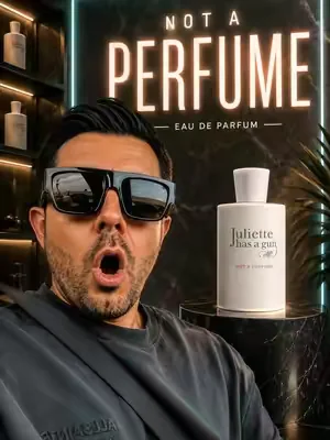 Juliette has a ***! #notaperfume #dossier #drewdeparfum #foryoupage #cologne 