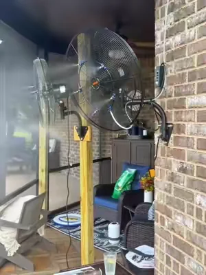 #VEVOR #MistingFan #OutdoorCooling #WallMountFan #IndustrialFan 