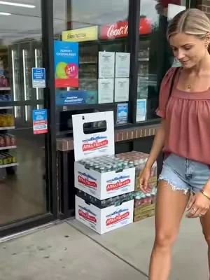 In front of the convenience store#Summer #tiktokshopstockup #shirt