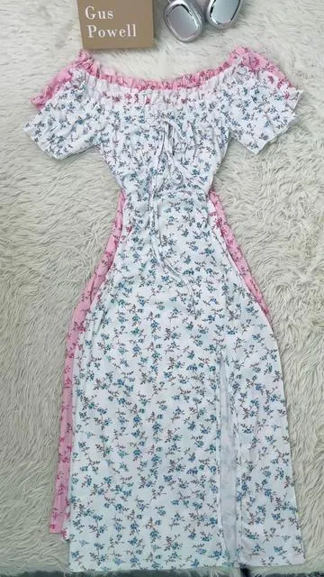 This floral dress is so gorgeous!!!🥹✨💝#dress #elegant #fashion #solid #dealsforyoudays #spotlightfinds #summerwins #summerootd 