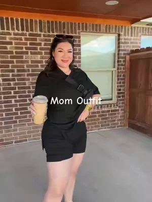 The mom outfit you need this summer #OOTD #twopieceset #momoutfit #outfitinspo #fyp