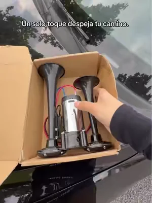 Bocina para camiones, versión actualizada 2026, 12V y 130DB, bocina de aire#camionero #DealsforYouDays #rastrero #cornetaparacamiones #bocinaparacamion