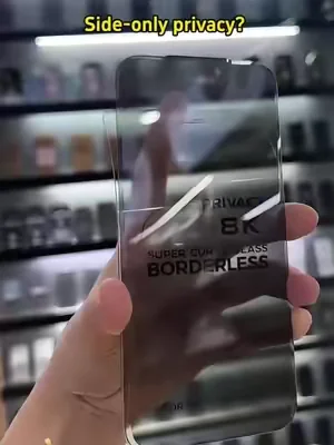 Left-right privacy is outdated! 360-degree anti-privacy without dead angles to improve personal privacy, earpiece dust-proof, no fingerprints!#foryoupage❤️❤️ #fyp #screenprotector #unitedstates #tiktokmademebuyit 