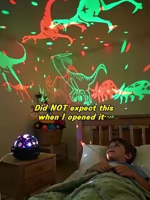 A gift to help children overcome fear of the dark#Onefirenightlightforkids #SoothingLight #BedtimeRoutine #nightlightprojector #kidsgifts 