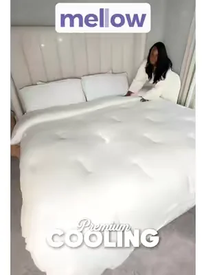Stop sleeping on uncomfortable bedding. 😩 Upgrade your room with this cloud-soft comforter and cooling pillowcases while the deals are still live! 🛒✨ #mellowsleep #coolingpillowcases #hotelvibes 
