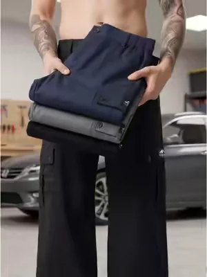 Big Thighs & Big Belly Friendly Men’s Cargo Pants, Zero Tightness #pants #mensfashion #cargopantsoufit #comfystyle #DailyWear 