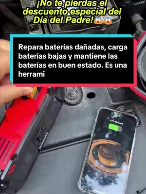 Repara baterías dañadas, carga baterías bajas y mantiene las baterías en buen estado. Es una herramienta imprescindible. #tiktokshopsummersale #tiktokshop #battery #repair #charger #