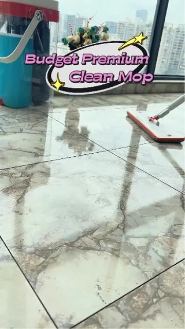 Constant Clean Water Mopping Tech #NoRinseFlatMop #CleanDirtyWaterSeparation#EasyCleaning #CleanTok 