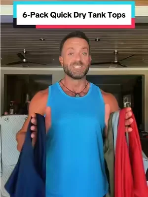 Size L- 5’11 210lbs. This 6-pack of men’s quick dry tank tops is lightweight, breathable, and designed to keep sweat from weighing you down. The moisture-wicking fabric helps you stay cool through tough workouts, hot summer days, or anything in between. Whether you’re lifting, running, or just want a comfortable tank for everyday wear, these are an easy upgrade. Six tanks, great fit, and a price that’s hard to beat. #tanktop #workouttank #mensstyle #SummerVibes #DealsForYouDays 