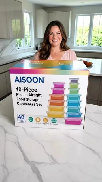 ¡Qué locura! Renueva tus tuppers rayados cada año con este set de 40 piezas hermético, libre de químicos, apto para microondas y lavavajillas, el más vendido en TikTok con envío gratis. #AlmacenamientoDeComida #SetDeTuppers #OfertasDeTikTok #CocinaPractica 
