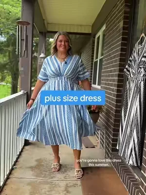 Perfect plus size dress. #dress #summerdresses #plussizedress #plussize 