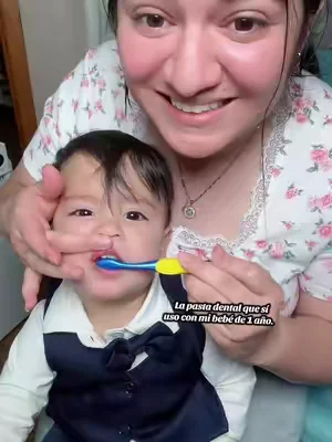 No cualquier pasta es segura para los dientes de un bebé.es importante leer no contiene flour pero si tiene nano hidroxiapatita #hidroxiapatita #pastadental #bebes #cuidadobucal #nobs 