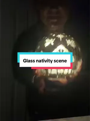 This sphere is gorgeous and perfect for the holiday season ✨ #nativityscene #christmasdecor #qvctiktoksuperbrandday #christmas 