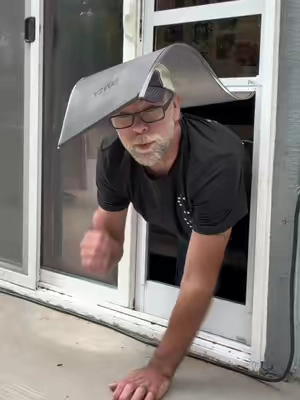 VEVOR Dog Door for Sliding Glass Door,  75 7/8"-80 11/16" Adjustable Height Doggy Door for Sliding Doors, Aluminum Frame Tempered Glass Pet Door with Hinge Structure Flap and Lock for Large-Sized Dogs.   #dog##dogdoor#dogtok#tiktokshopcreatorpicks #summerturnup @VEVOR Store 