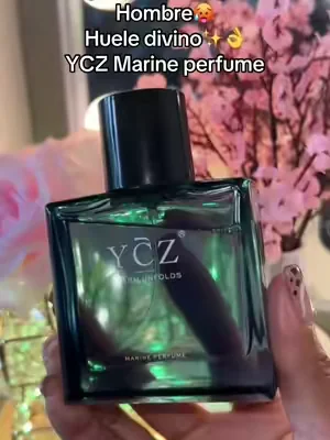 YCZ Midnight Marine Eau De Parfum 50 ml Aromatic Marine | Bergamota Pimienta Rosa Toronja Nuez moscada Jazmín Jengibre Incienso Almizcle Cedro | Fragancia de océano fresca de larga duración para hombre #dealsforyoudays