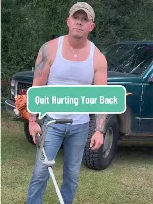 He really threw the old handle in the woods… 😂🌲