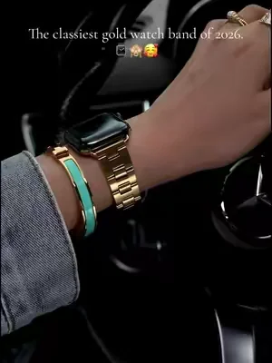 Simple, polished, and easy to style — this band gives your Appple Watch a jewelry-like upgrade without looking bulky. Perfect for everyday outfits, wrist stacks, and that clean classy look.#watchband#SummerWins#DealsForYouDays#missair #fyp 