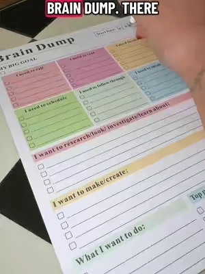 Trying to keep your thoughts organized? 🧠✨ This ADHD Brain Dump Planner Notepad makes it easier to get everything out of your head and onto paper. With dedicated sections for priorities, to-do lists, schedules, notes, and daily focus, it’s a simple way to stay on track without feeling overwhelmed. Perfect for work, school, home, or anyone who loves a well-organized day. It also makes a thoughtful gift for students, teachers, busy parents, and productivity lovers! #ADHDPlanner #BrainDump #DailyPlanner #ProductivityTools #Organization 