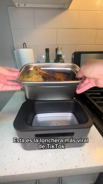 Comida caliente en minutos, ahorra tiempo y dinero #lunchbox #loncherarecargable #comidacaliente #tiktokshop #loncheraviral